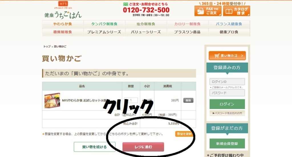 手順①：介護者も老人の宅配事業の味を試して、知る