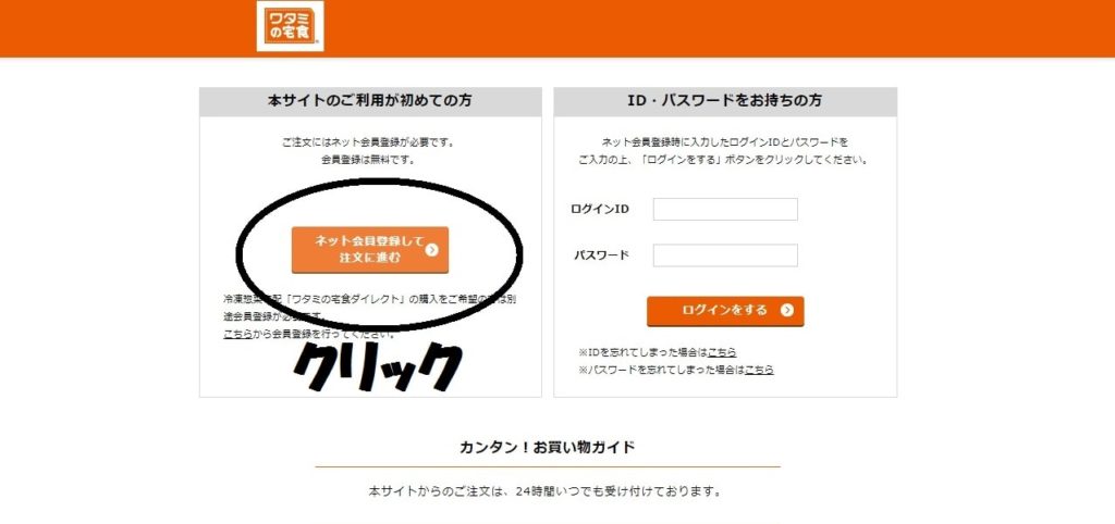 手順①：介護者も老人の宅配事業の味を試して、知る